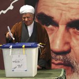 Former Iranian President Akbar Hashemi Rafsanjani casts his ballot in a parliamentary election in Tehran March 2, 2012. REUTERS/Stringer Former Iranian President Akbar Hashemi Rafsanjani casts his ballot in a parliamentary election in Tehran March 2, 2012. REUTERS/Stringer