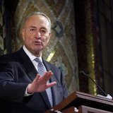 Senator Charles Schumer of New York speaks at the Temple Emanu-El during the annual Holocaust Remembrance Day in New York April 7, 2013. REU Senator Charles Schumer of New York speaks at the Temple Emanu-El during the annual Holocaust Remembrance Day in New York April 7, 2013. REU