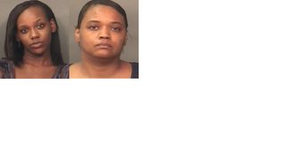Lacretia Miller left, and Dawn Owens right
