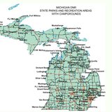 Michigan campground sites