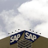 The SAP logo is seen on a building at the SAP India labs campus in Bangalore June 24, 2009. REUTERS/Punit Paranjpe The SAP logo is seen on a building at the SAP India labs campus in Bangalore June 24, 2009. REUTERS/Punit Paranjpe