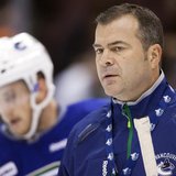 Vancouver Canucks head coach Alain Vigneault looks on during the second day of training camp in Vancouver, British Columbia January 14, 2013
