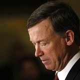 Colorado Governor John Hickenlooper becomes emotional as he discusses the shooting death of Tom Clements, the head of Colorado state's priso Colorado Governor John Hickenlooper becomes emotional as he discusses the shooting death of Tom Clements, the head of Colorado state's priso