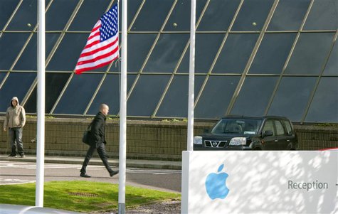 Apple Operations International, a subsidiary of Apple Inc, is seen in Hollyhill, Cork, in the south of Ireland in this October 6, 2011 file Apple Operations International, a subsidiary of Apple Inc, is seen in Hollyhill, Cork, in the south of Ireland in this October 6, 2011 file