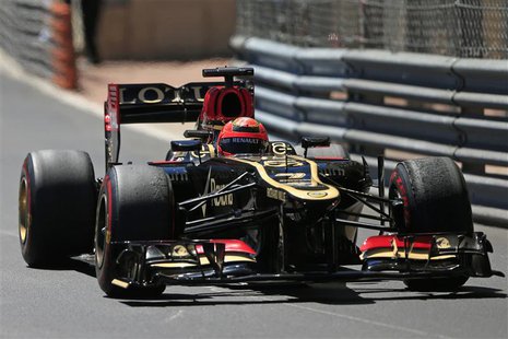 Lotus Formula One driver Kimi Raikkonen of Finland drives during the second practice session of the Monaco F1 Grand Prix May 23, 2013. REUTE Lotus Formula One driver Kimi Raikkonen of Finland drives during the second practice session of the Monaco F1 Grand Prix May 23, 2013. REUTE