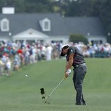 Rory McIllroy of Northern Ireland hits his approach shot to the first green during a practice round for the 2012 Masters Golf Tournament at Rory McIllroy of Northern Ireland hits his approach shot to the first green during a practice round for the 2012 Masters Golf Tournament at