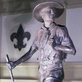 A statue titled "Trail to Manhood" stands outside the National Scouting Museum in Irving, Texas in this picture taken May 22, 2013. REUTERS/ A statue titled "Trail to Manhood" stands outside the National Scouting Museum in Irving, Texas in this picture taken May 22, 2013. REUTERS/