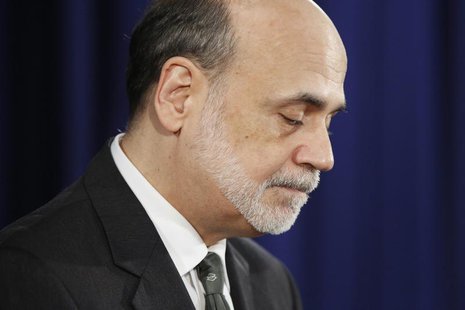 Federal Reserve Chairman Ben Bernanke pauses during remarks about a significant shift in the direction of U.S. monetary policy at the Federa Federal Reserve Chairman Ben Bernanke pauses during remarks about a significant shift in the direction of U.S. monetary policy at the Federa