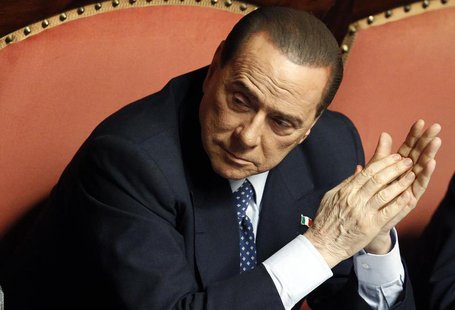 People of Freedom (PDL) party member and former Prime Minister Silvio Berlusconi attends the Upper house of the parliament in Rome, April 30 People of Freedom (PDL) party member and former Prime Minister Silvio Berlusconi attends the Upper house of the parliament in Rome, April 30