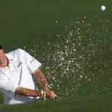 Ryan Palmer of the U.S. hits from a sand trap on the second green during first round play in the 2012 Masters Golf Tournament at the Augusta Ryan Palmer of the U.S. hits from a sand trap on the second green during first round play in the 2012 Masters Golf Tournament at the Augusta