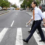Former U.S. Congressman and New York City mayoral candidate Anthony Weiner arrives at a campaign event in New York, May 23, 2013. REUTERS/Br