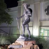 A statue titled "Trail to Manhood" stands outside the National Scouting Museum in Irving, Texas in this picture taken May 22, 2013. REUTERS/ A statue titled "Trail to Manhood" stands outside the National Scouting Museum in Irving, Texas in this picture taken May 22, 2013. REUTERS/