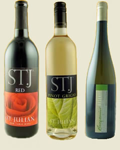 St. Julian, a Michigan made wine St. Julian, a Michigan made wine