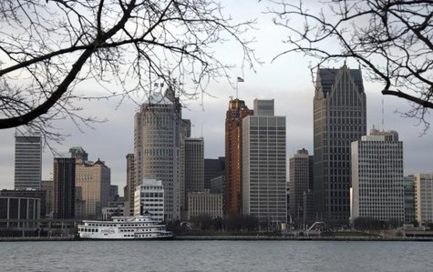 The skyline of Detroit, Michigan is seen from Windsor, January 4, 2012.REUTERS/Rebecca Cook The skyline of Detroit, Michigan is seen from Windsor, January 4, 2012.REUTERS/Rebecca Cook