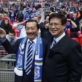 Cardiff City's Malaysian Chairman Chan Tien Ghee (R) and Malaysian owner Vincent Tan smile ahead of their English League Cup final soccer ma Cardiff City's Malaysian Chairman Chan Tien Ghee (R) and Malaysian owner Vincent Tan smile ahead of their English League Cup final soccer ma