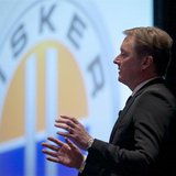 Henrik Fisker, co-founder, executive chairman, and chief designer at Fisker Automotive speaks during the Chicago Auto Show, February 7, 2013 Henrik Fisker, co-founder, executive chairman, and chief designer at Fisker Automotive speaks during the Chicago Auto Show, February 7, 2013