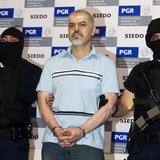 Drug cartel leader Eduardo Arellano Felix is presented to the media in Mexico City, October 27, 2008. REUTERS/Jorge Dan Lopez Drug cartel leader Eduardo Arellano Felix is presented to the media in Mexico City, October 27, 2008. REUTERS/Jorge Dan Lopez
