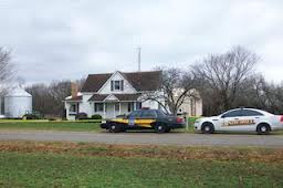 Home of Lowell R. Badger, site of homicide 