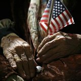105-year-old Sona Babai of Iran waits to be sworn in as a U.S. citizen during a naturalization ceremony in Pomona, near Los Angeles, Califor 105-year-old Sona Babai of Iran waits to be sworn in as a U.S. citizen during a naturalization ceremony in Pomona, near Los Angeles, Califor