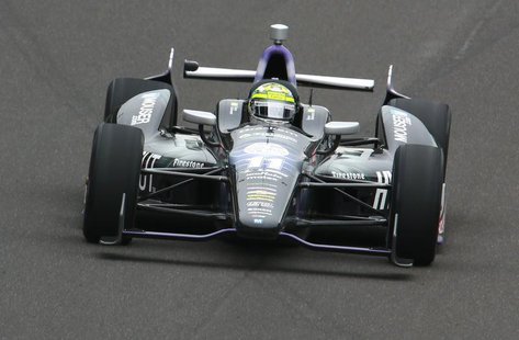 KV Racing Technology driver Tony Kanaan of Brazil takes a curve during the 97th running of the Indianapolis 500 at the Indianapolis Motor Sp KV Racing Technology driver Tony Kanaan of Brazil takes a curve during the 97th running of the Indianapolis 500 at the Indianapolis Motor Sp