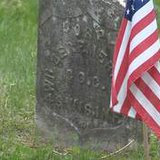 Gravestone at Appleton's Riverside Cemetery. (courtesy of FOX 11).