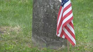 Gravestone at Appleton's Riverside Cemetery. (courtesy of FOX 11). Gravestone at Appleton's Riverside Cemetery. (courtesy of FOX 11).