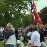 Hundreds attend Memorial Day event at Fort Howard Memorial Park in Green Bay. (courtesy of FOX 11).
