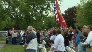 Hundreds attend Memorial Day event at Fort Howard Memorial Park in Green Bay. (courtesy of FOX 11). Hundreds attend Memorial Day event at Fort Howard Memorial Park in Green Bay. (courtesy of FOX 11).