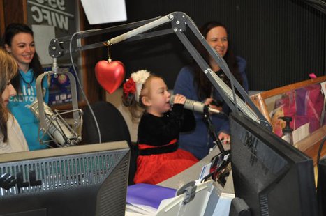 Kayleigh Gurzynski visits WIFC Radio. Kayleigh Gurzynski visits WIFC Radio.
