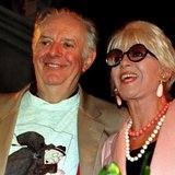 Italian playwright Dario Fo (L) and his wife Franca Rame pose prior to a news conference October 10, 1997. ITALY NOBEL Italian playwright Dario Fo (L) and his wife Franca Rame pose prior to a news conference October 10, 1997. ITALY NOBEL