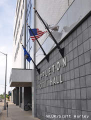 Appleton City Hall is seen, May 23, 2012. (courtesy of FOX 11). Appleton City Hall is seen, May 23, 2012. (courtesy of FOX 11).