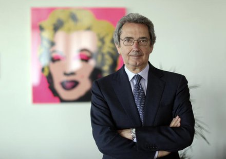 Franco Bernabe, Telecom Italia chairman and CEO, poses in his office in Rome, April 19, 2013. REUTERS/Alessandro Bianchi Franco Bernabe, Telecom Italia chairman and CEO, poses in his office in Rome, April 19, 2013. REUTERS/Alessandro Bianchi