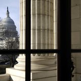 A general view of the U.S. Capitol is seen from the Russell Senate Office Building in Washington, February 25, 2013. REUTERS/Jonathan Ernst