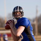 The lasting image of the late GVSU QB Cullen Finnerty (photo courtesy Grand Valley State University)