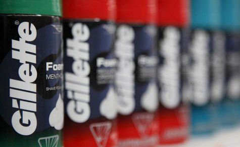 Procter & Gamble's Gillette shaving foam can be seen on display at a new Wal-Mart store in Chicago, January 24, 2012. REUTERS/John Gress Procter & Gamble's Gillette shaving foam can be seen on display at a new Wal-Mart store in Chicago, January 24, 2012. REUTERS/John Gress