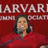 Media mogul Oprah Winfrey delivers the commencement address during Harvard University's 362nd Commencement Exercises in Cambridge, Massachus Media mogul Oprah Winfrey delivers the commencement address during Harvard University's 362nd Commencement Exercises in Cambridge, Massachus