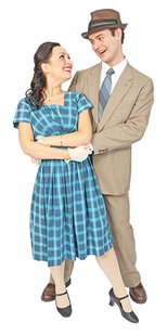 Rachael Andersen, Sioux Falls, plays Margy, and Michael Heuer, Watertown, plays her love interest, Pat, in the Prairie Repertory Theatre production "State Fair." Rachael Andersen, Sioux Falls, plays Margy, and Michael Heuer, Watertown, plays her love interest, Pat, in the Prairie Repertory Theatre production "State Fair."