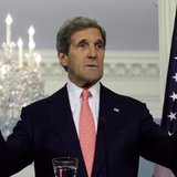 U.S. Secretary of State John Kerry speaks to the media about Syria at the State Department in Washington May 31, 2013. REUTERS/Yuri Gripas