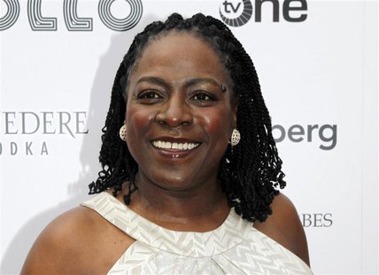 Singer Sharon Jones of Sharon Jones & the Dap-Kings arrives at the Apollo Theater Spring Benefit Concert & Awards Ceremony in New York, in t Singer Sharon Jones of Sharon Jones & the Dap-Kings arrives at the Apollo Theater Spring Benefit Concert & Awards Ceremony in New York, in t