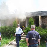 Wausau fire crews move in to extinguish a training fire in a blighted apartment building, June 3 2013