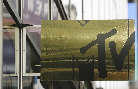 The MTV logo can be seen on a sign in front of the MTV studios in Times Square New York December 12, 2007. REUTERS/Lucas Jackson The MTV logo can be seen on a sign in front of the MTV studios in Times Square New York December 12, 2007. REUTERS/Lucas Jackson