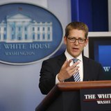 White House press secretary Jay Carney speaks to the press during the daily briefing at the White House in Washington, May 20, 2013. REUTERS