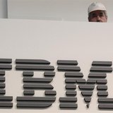 A worker is pictured behind a logo at the IBM stand on the CeBIT computer fair in Hanover February 26, 2011. REUTERS/Tobias Schwarz A worker is pictured behind a logo at the IBM stand on the CeBIT computer fair in Hanover February 26, 2011. REUTERS/Tobias Schwarz