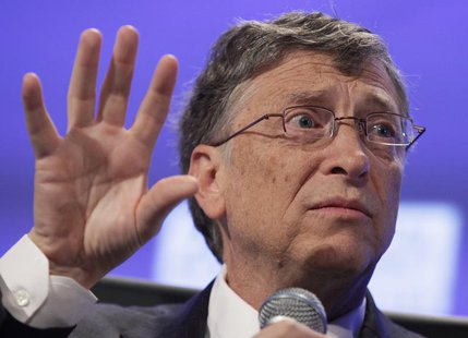 Bill Gates speaks during Peterson Institute 2013 Fiscal Summit on Facing the Future in Washington, May 7, 2013. REUTERS/Yuri Gripas Bill Gates speaks during Peterson Institute 2013 Fiscal Summit on Facing the Future in Washington, May 7, 2013. REUTERS/Yuri Gripas