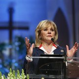 Oklahoma Governor Mary Fallin speaks at the First Baptist Church of Moore community memorial service following the large tornado in Moore, O Oklahoma Governor Mary Fallin speaks at the First Baptist Church of Moore community memorial service following the large tornado in Moore, O
