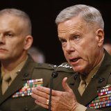 . Commandant of the Marine Corps Gen. James F. Amos testifies about pending legislation regarding sexual assaults in the military at a Senate Armed Services Committee on Capitol Hill in Washington, June More...
Credit: REUTERS/Larry Downing