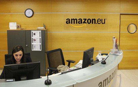 View of the reception of Amazon Europe Holding Technologies in Luxembourg in this picture taken on November 20, 2012. REUTERS/Francois Lenoi View of the reception of Amazon Europe Holding Technologies in Luxembourg in this picture taken on November 20, 2012. REUTERS/Francois Lenoi