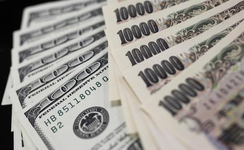 A picture illustration shows U.S. 100 dollar bank notes and Japanese 10,000 yen notes taken in Tokyo August 2, 2011. REUTERS/Yuriko Nakao A picture illustration shows U.S. 100 dollar bank notes and Japanese 10,000 yen notes taken in Tokyo August 2, 2011. REUTERS/Yuriko Nakao