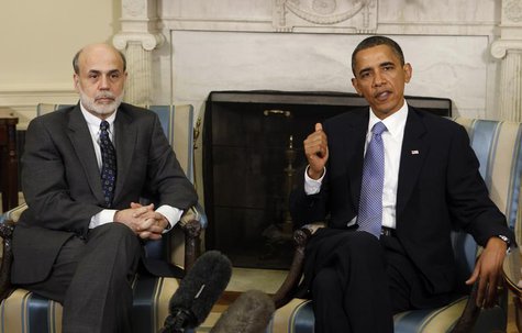 U.S. President Barack Obama meets Chairman of the Federal Reserve Ben Bernanke in the Oval Office of the White House in Washington, June 29, U.S. President Barack Obama meets Chairman of the Federal Reserve Ben Bernanke in the Oval Office of the White House in Washington, June 29,