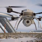 A miniature aircraft named Aeryon Scout Small Unmanned Aerial Systems (sUAS) is pictured during BP pilot testing for use of the unmanned aer A miniature aircraft named Aeryon Scout Small Unmanned Aerial Systems (sUAS) is pictured during BP pilot testing for use of the unmanned aer